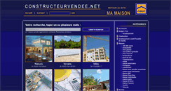 Desktop Screenshot of constructeurvendee.net